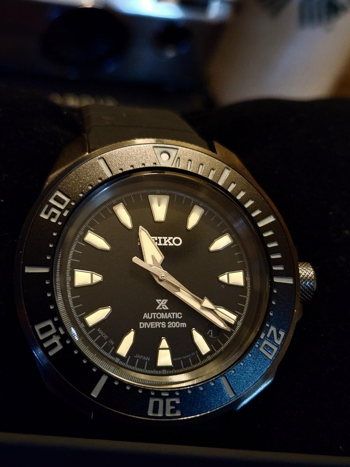 SEIKO Prospex Samurai Automatic Black Dial Men's Watch SRPL15 customer photo 2