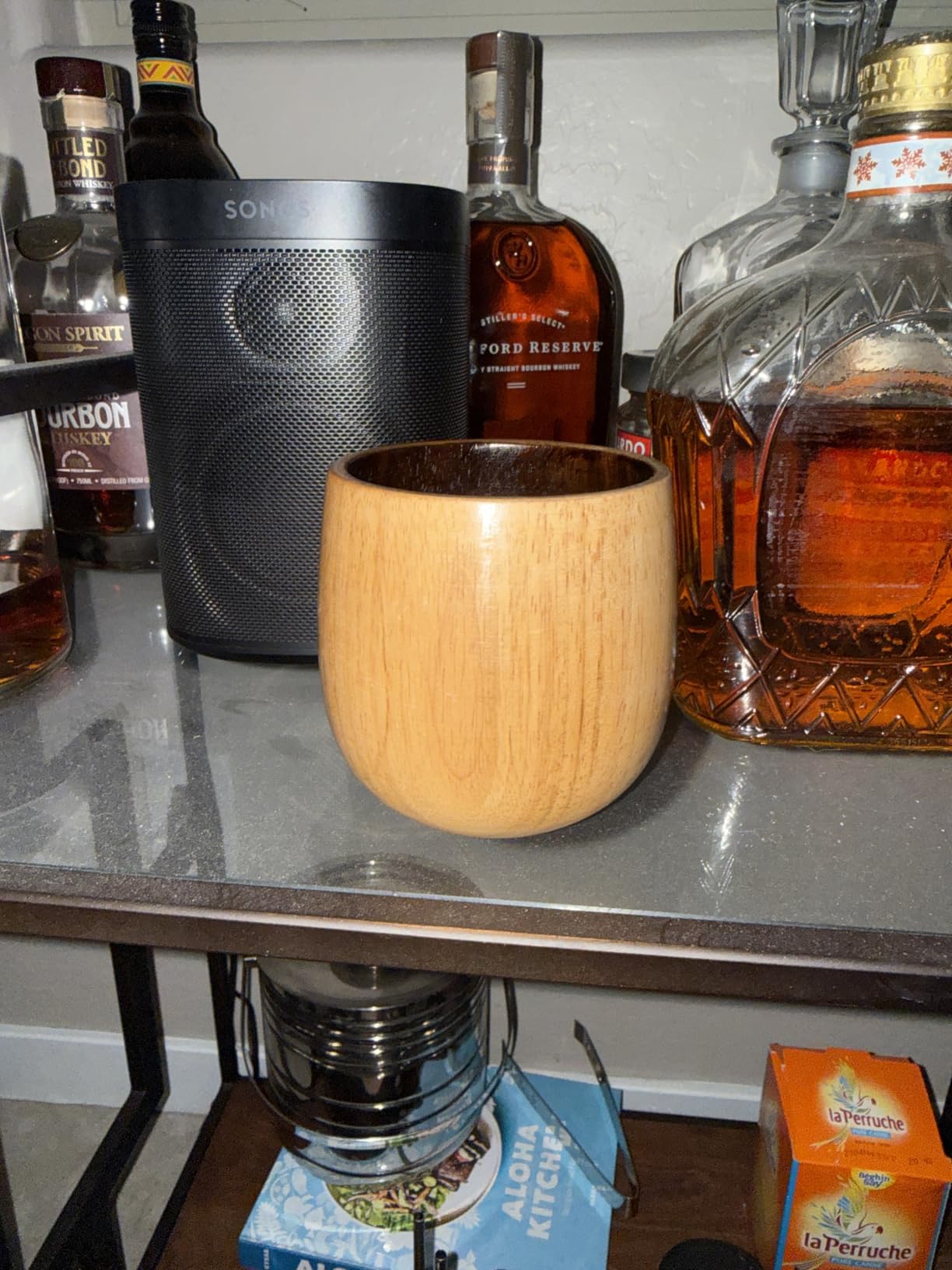 Oaksip The Original Charred Wooden Bourbon Drinking Glass | Charred Old Fashioned Glass | Bourbon Gifts for Men, Dad, or Brother | Whiskey Gifts customer photo 2