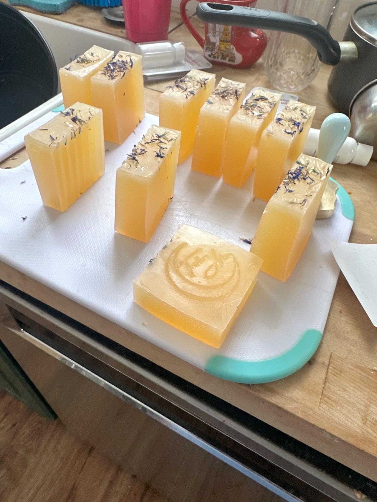 Custom Soap Stamp for Homemade - Personalized Soap Making Kit with Unique Designs & Easy-to-Use Tool for DIY Crafts, Gifts, and More(2.5inch) customer photo 1