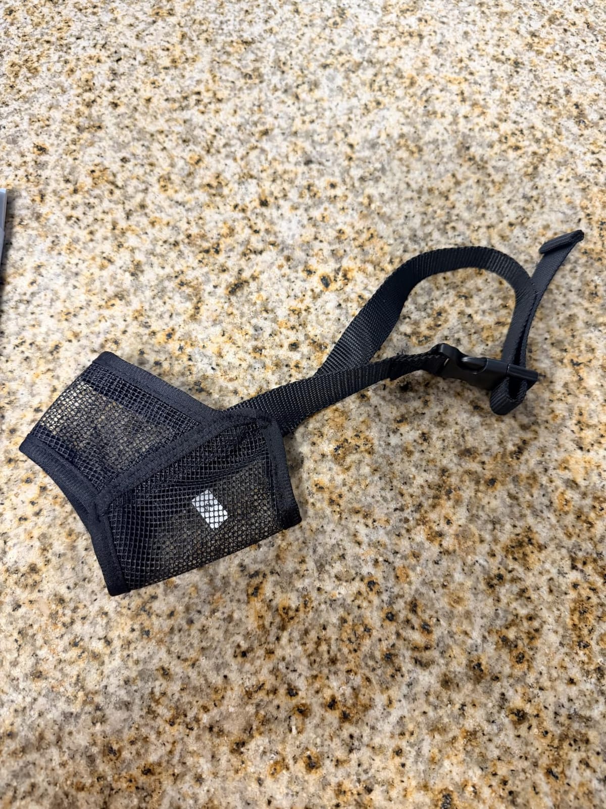 Evollax Dog Muzzle for Large Dogs - Air Mesh Muzzle for Large Sized Dog | Adjustable No Bark Dogs Muzzles for Scavenging Licking & Chewing | Prevent Biting | L 7.9'' - 9.4'' customer photo 1