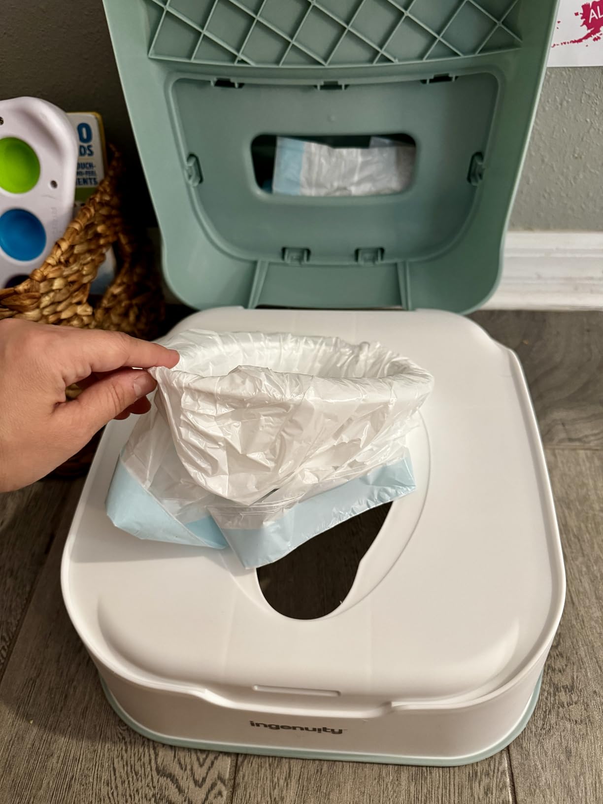 Ingenuity Prepare to Potty 3-in-1 System - Potty Training Toilet, Topper, Step Stool, Easy Setup, for Toddlers Ages 18 Months+ customer photo 1