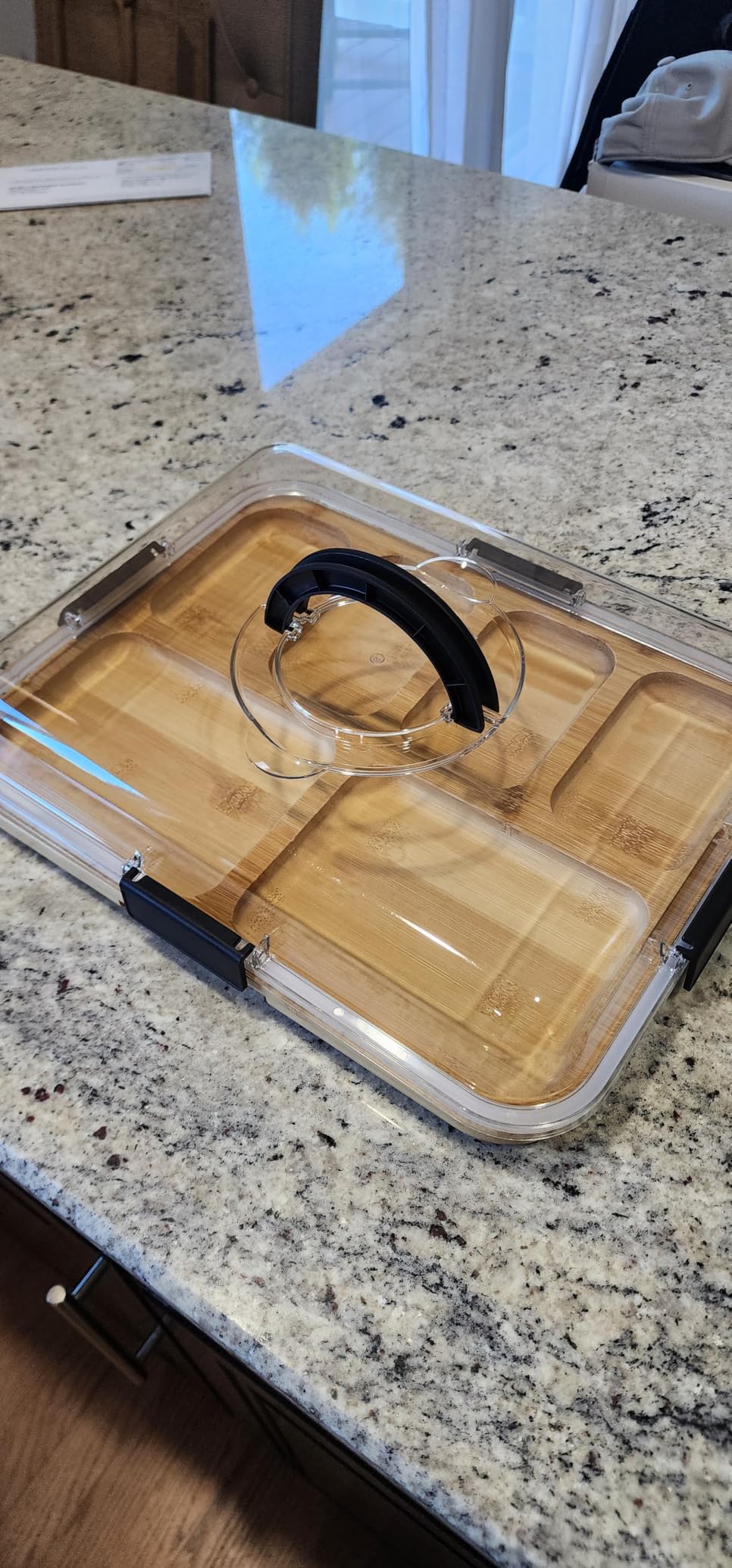 Renmxj Portable Charcuterie Boards with Lid, Cheese, Veggie & Snack Tray customer photo 1
