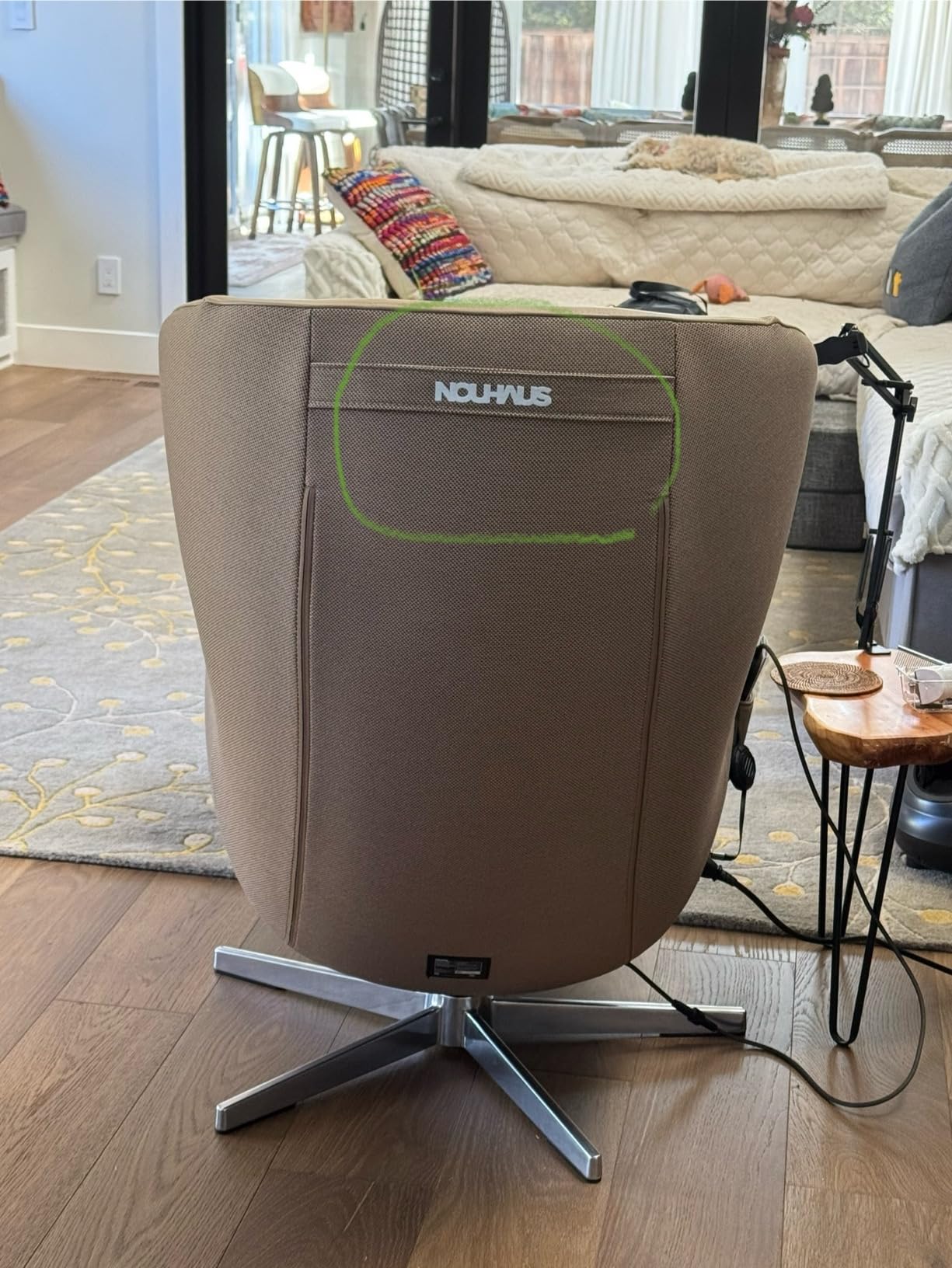 Nouhaus NOU Campo Massage Chair Full Body with Ottoman, Zero Gravity | 3D Massage, Dual Sound Systems, Heated Massaging Leisure Recliner with Low-Noise, Modern Massage Chairs, Mellow Sand customer photo 2