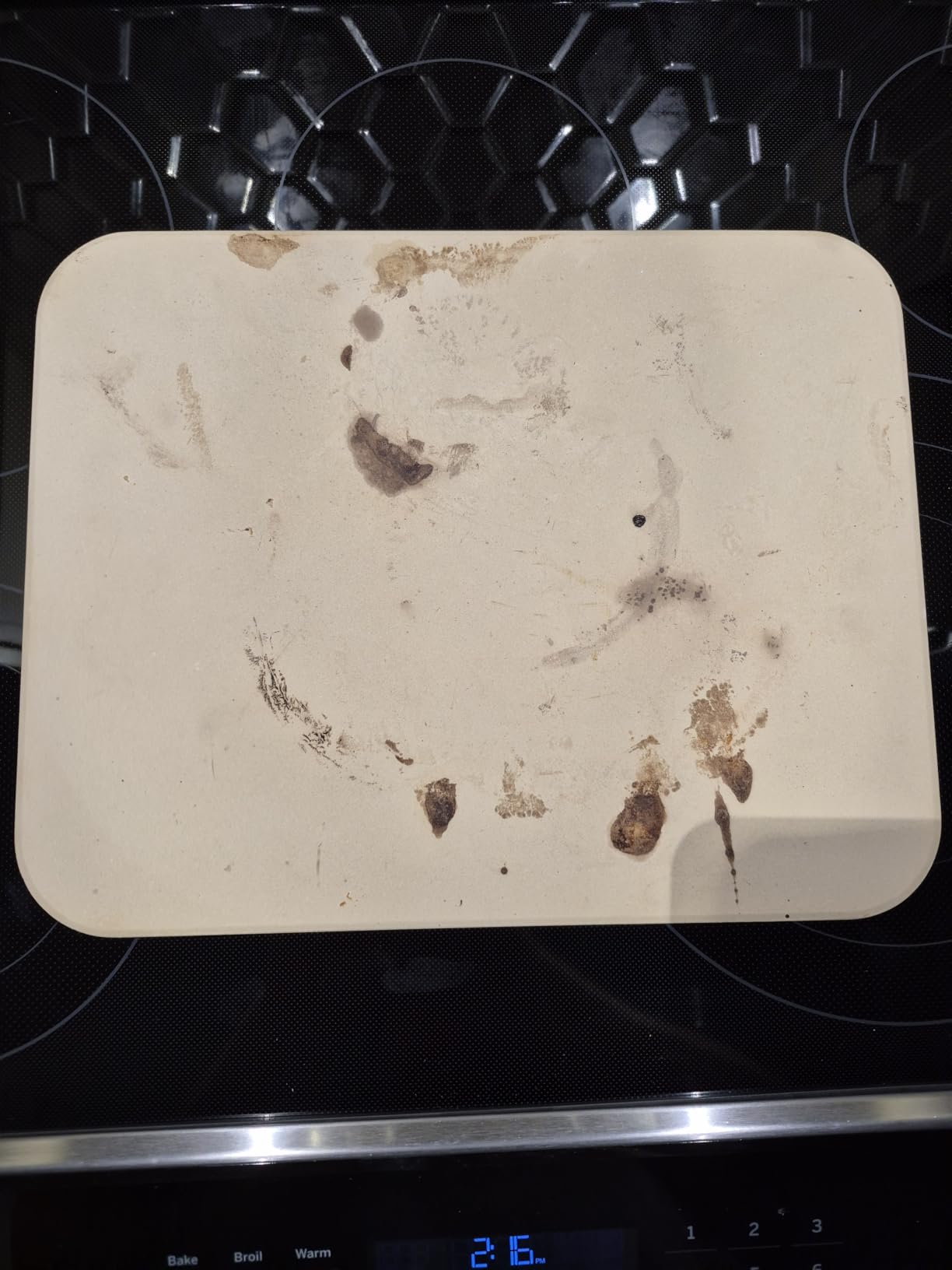 Large Pizza Stone for Oven and Grill Set - 15