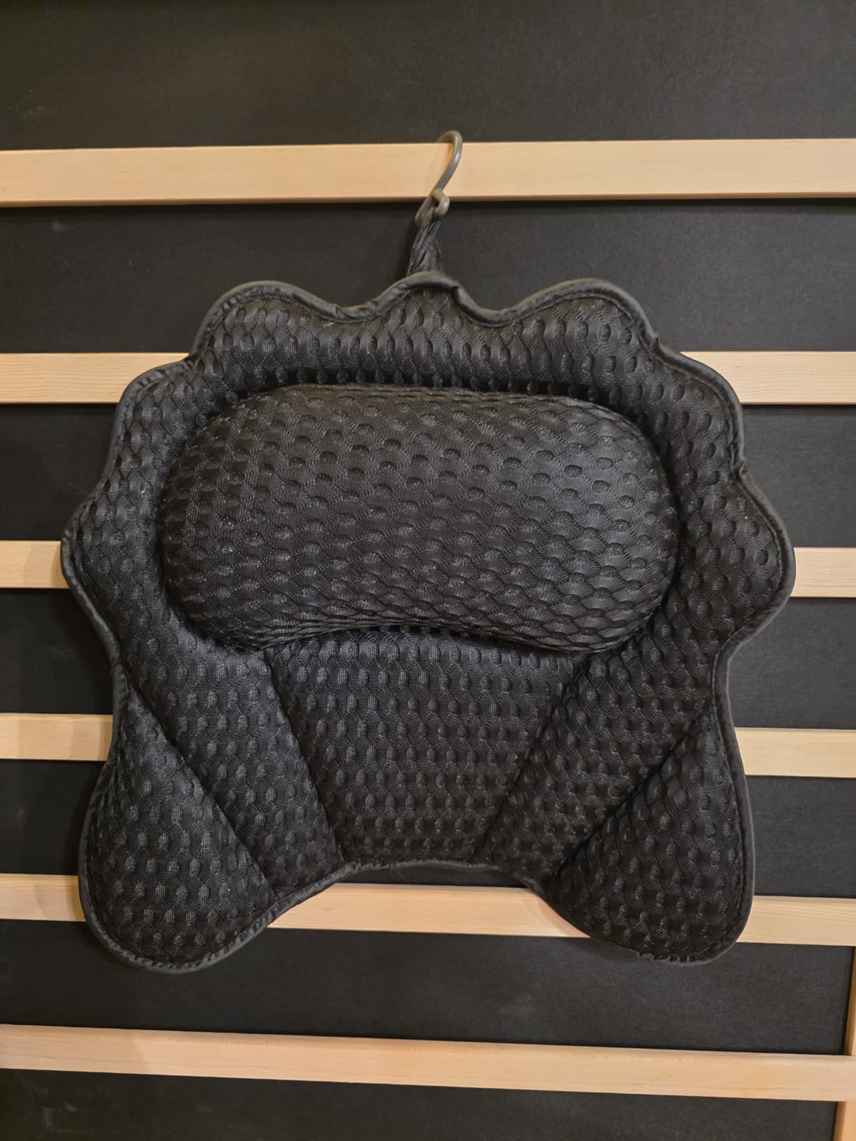 Bath Pillow RUVINCE Ergonomic Luxury Bathtub Pillow with Head,Neck, Shoulder and Back Support, 4D Bath Pillows for tub with 6 Powerful Suction Cups, Fits All Bathtub, Spa Tub, Hot Jacuzzi (Black) customer photo 2