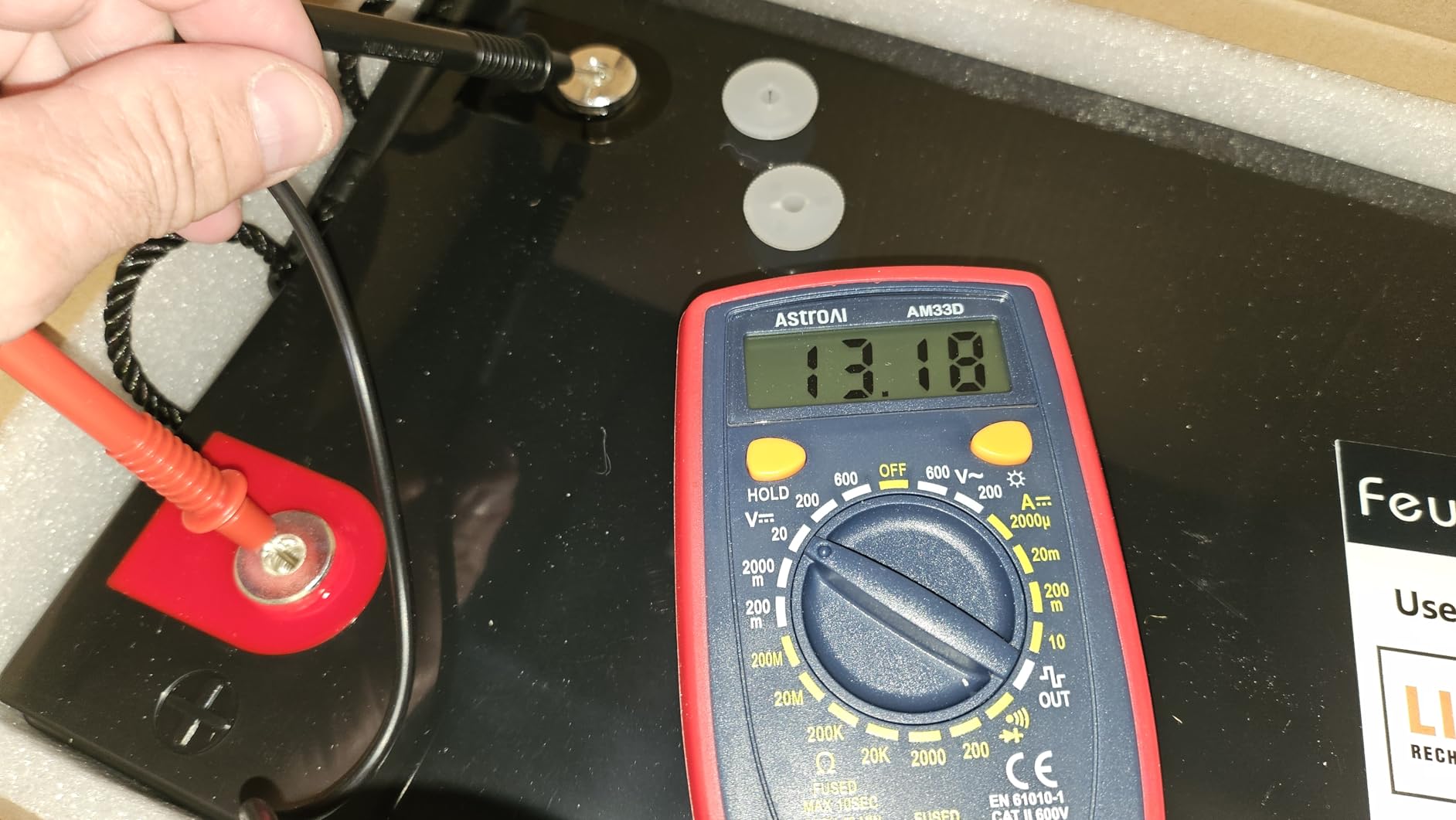 12V 200Ah LifePO4 Battery - Iron Phosphate 15000+ Deep Cycle Lithium Battery with 200A BMS, Solar Energy Storage Batteries for RV, Marine, and Off-Grid Power - Long Lasting, Rechargeable customer photo 2