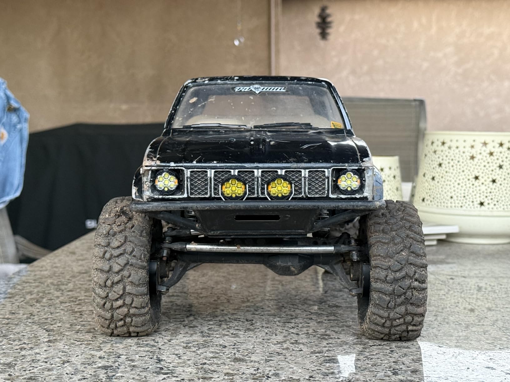 MEUS RACING RC Car LED Lights Kit - 1/10 Scale RC Crawler Accessories for Axial SCX10, Wraith, Traxxas TRX4 & TRX6, Redcat Gen8 Upgrades Parts (2pcs Hive Lights) customer photo 2