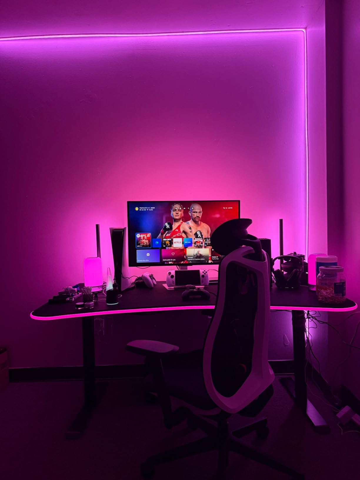 Govee HDMI 2.1 AI Sync Box Kit 2, 8K/4K 144Hz, RGBICW for 27-34 Inch Monitor | Include backlight and light bar, Support VRR & ALLM, Matter & Alexa, AI CogniGlow, DreamView Sync, Ultimate immersive gaming customer photo 1