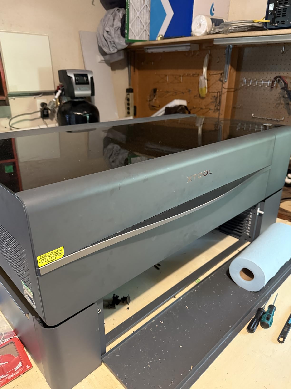 xTool P2S 55W CO2 Laser Cutter, Smart Desktop CO2 Laser Engraver and Cutter | Dual Smart 16MP Cameras, 3D Curved Cylinder Engraving, Create with Wood and Metal Acrylic Glass Fabric Leather customer photo 2