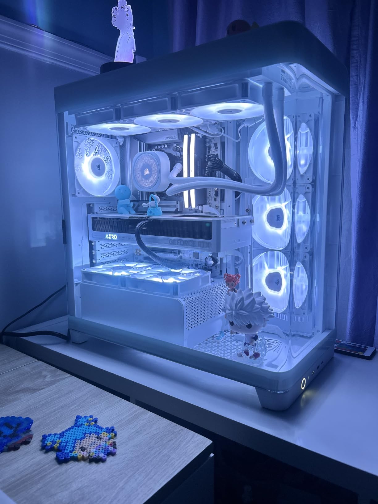 CORSAIR Nautilus 360 RS ARGB Liquid CPU Cooler, 360mm AIO, Low-Noise, Direct Motherboard Connection, Daisy-Chain, Intel LGA 1851/1700, AMD AM5/AM4, 3X RS120 ARGB Fans, Black customer photo 1