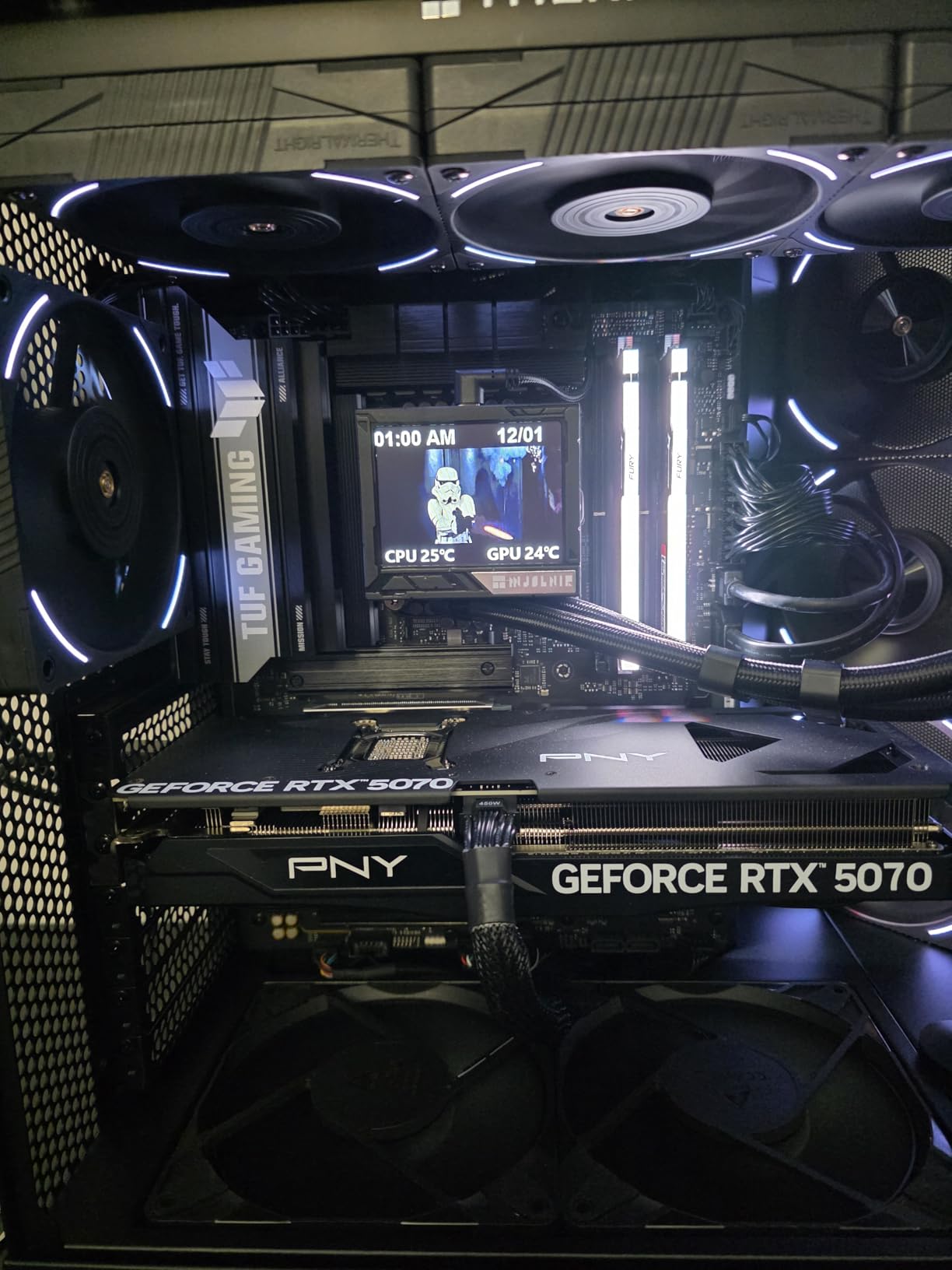 ASUS TUF Gaming B860-PLUS WiFi B860 LGA 1851 ATX Motherboard, Intel Core Ultra Series 2 Ready, Advanced AI PC-Ready, 12+1+2+1 Stages, DDR5, PCIe 5.0, 3X M.2, Wi-Fi 7, 2.5Gb LAN, USB 20Gbps Type-C customer photo 2