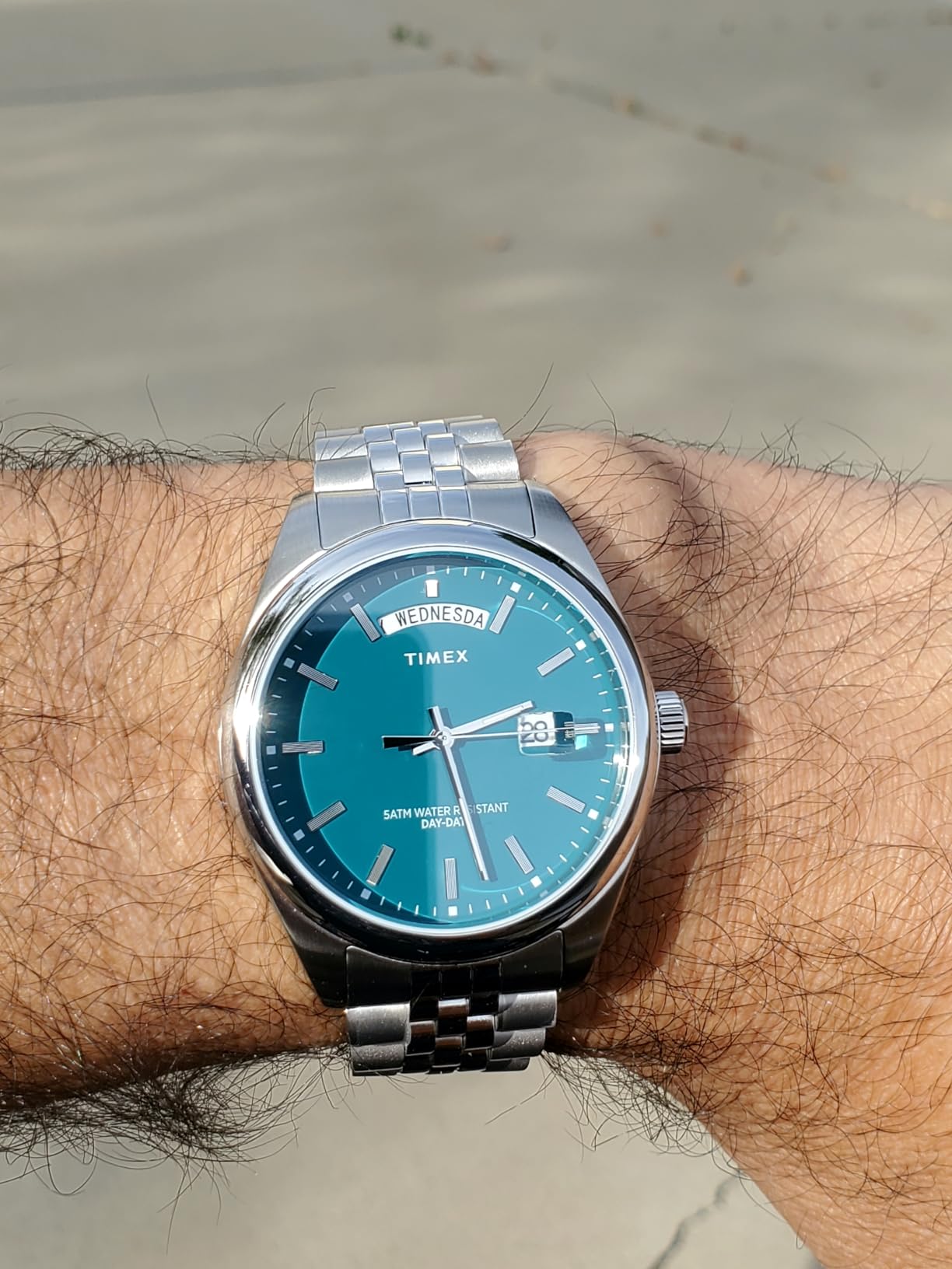 Timex Men's Legacy 41mm Watch - Stainless Steel Bracelet Dial Stainless Steel Case customer photo 2
