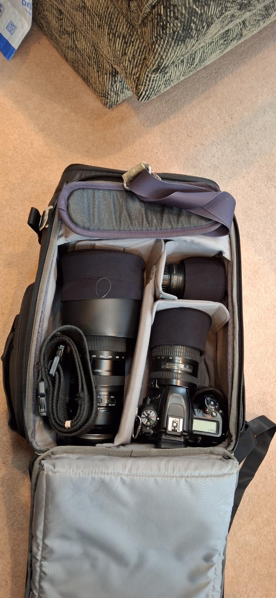 K&F CONCEPT Professional Camera Backpack, Large Photography Backpack Expandable to 25L, Quick Access&Water Resistant Camera bags with Rain Cover&Tripod Holder for Canon/Nikon/Sony/DJI/DSLR Mirrorless customer photo 2