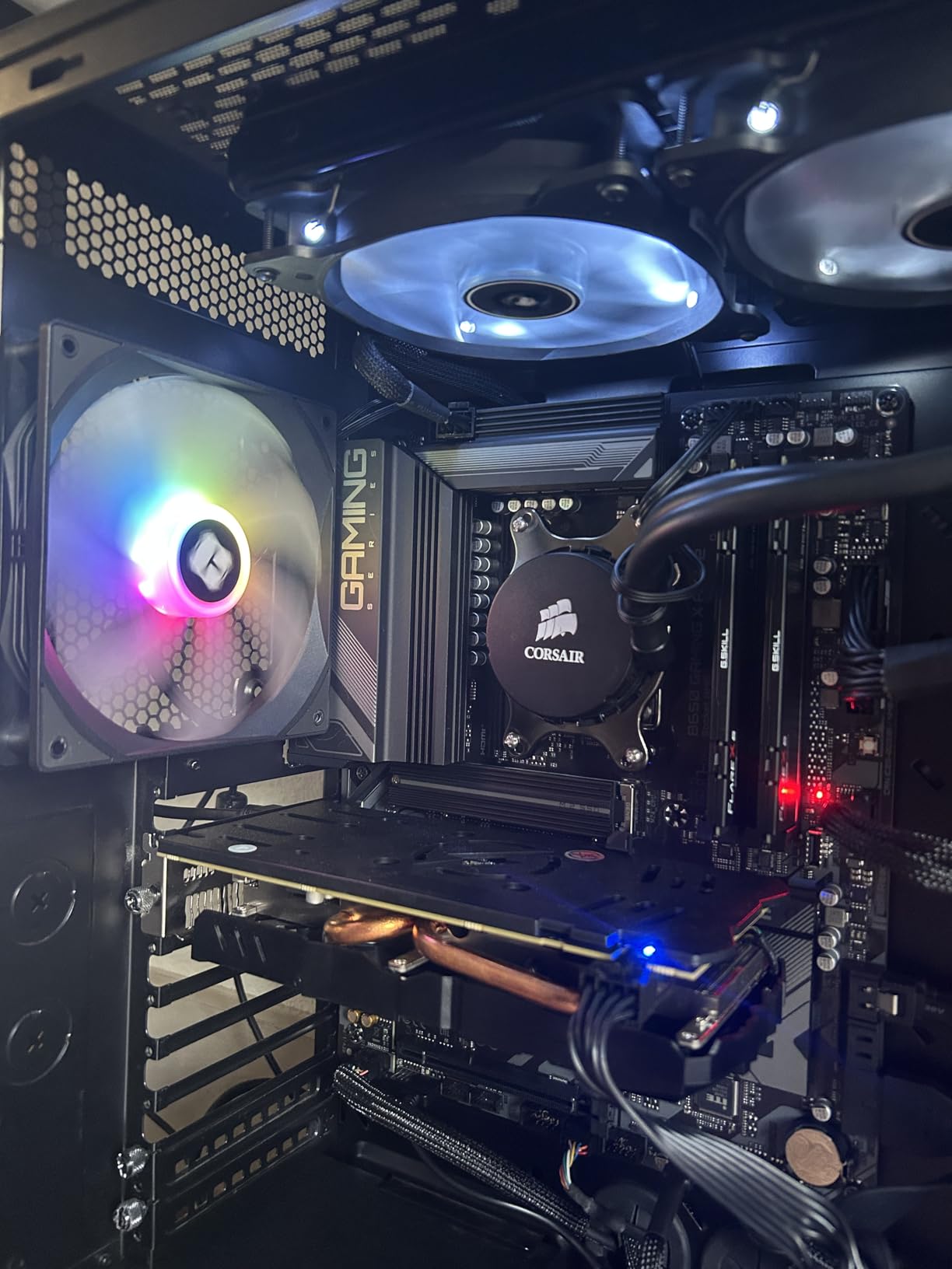 Thermalright TL-C14C-S X3 CPU Fan, 140mm ARGB Case Cooler, 4pin PWM Silent Computer Fan with S-FDB Bearing, 3-Pack Fans, up to 1500RPM customer photo 2