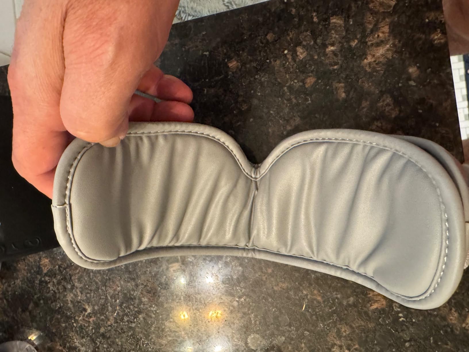 Eye Massager with Heat & Bluetooth Music, Massaging Eye Mask | Heated Eye Mask for Migraines Relief, Reduce Strain, Headache Relief and Improve Sleep, Birthday Gift for Dad Mom Men Women customer photo 2