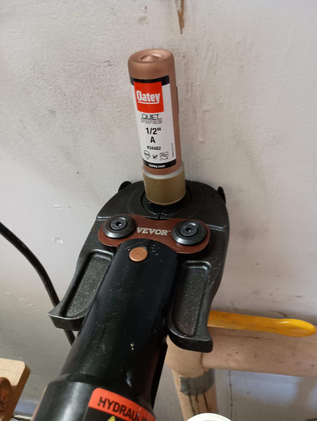 VEVOR Copper Pipe Crimping Tool, Hydraulic Driven Press Tool with 1/2