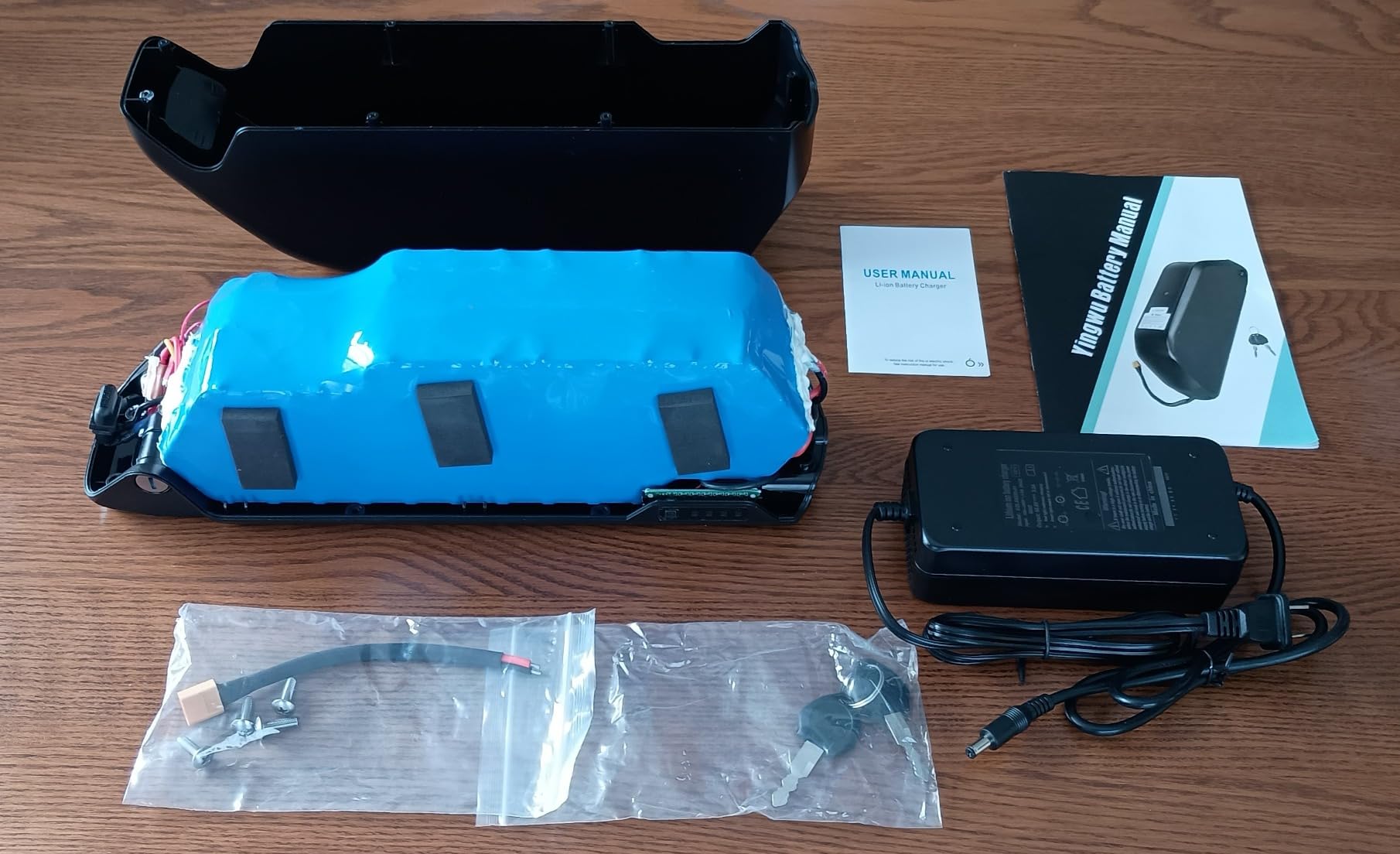 Varstrom 52V 20Ah Ebike Battery - Lithium Ion Bike Battery for 0-1500W Electric Bike Kit, for BAFANG Voilamart AW Ebikeling Pexmor L-Fater E-Bike Conversion Kit - W/Charger & BMS customer photo 1