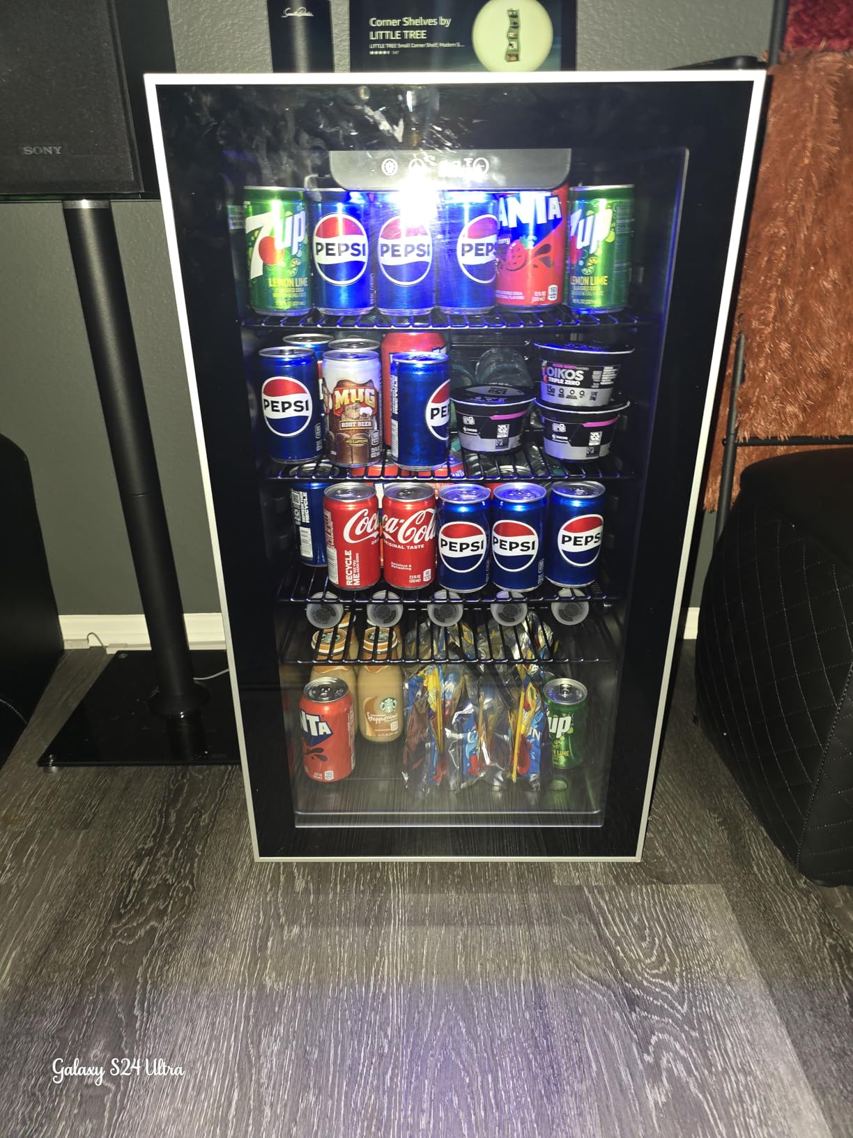 Electactic Mini Fridge 130 Can Beverage Refrigerator Cooler, 3.2 Cu.Ft Drink Fridge for Soda Wine Beer, Digital Temperature Control Cooler for Home, Dorm, Bar customer photo 1