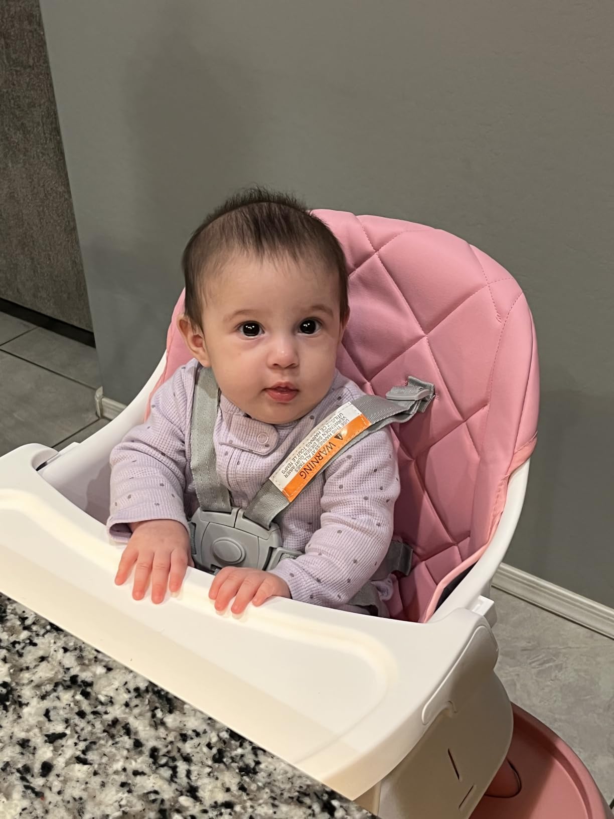 Babyliebe 15-in-1 Baby High Chair, Convertible Highchair for Babies and Toddlers with Activity Center, Booster Seat, Building Block Table, Toddler Chair with Safety Harness, Removable Tray (Gray) customer photo 2