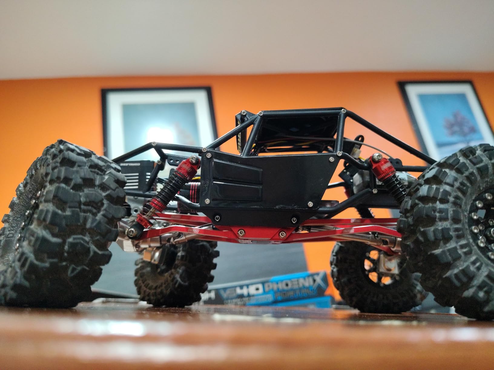 AMK Extended 20mm TRX4M Portal Axle, 109.6g Aluminum CNC TRX4M Axle, TRX4M Portal Axles with Two Servo Mount Options, for 1/18 RC Crawler Car TRX4M Axle Upgrade Parts customer photo 2