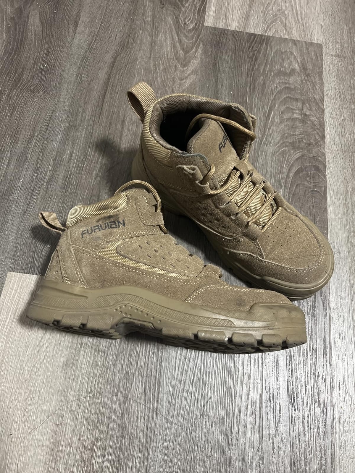 Furuian Steel Toe Boots for Men Women Lightweight Work Boots Pioneer Series customer photo 2
