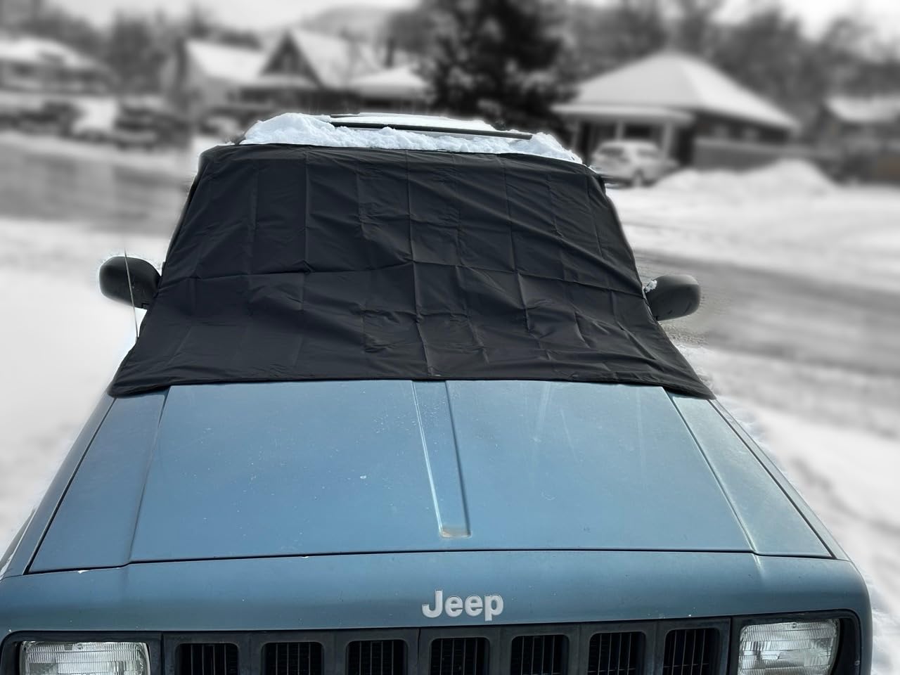 Lamicall Windshield Cover for Ice Snow, Magnetic 1S Snow Remove, Waterproof customer photo 1