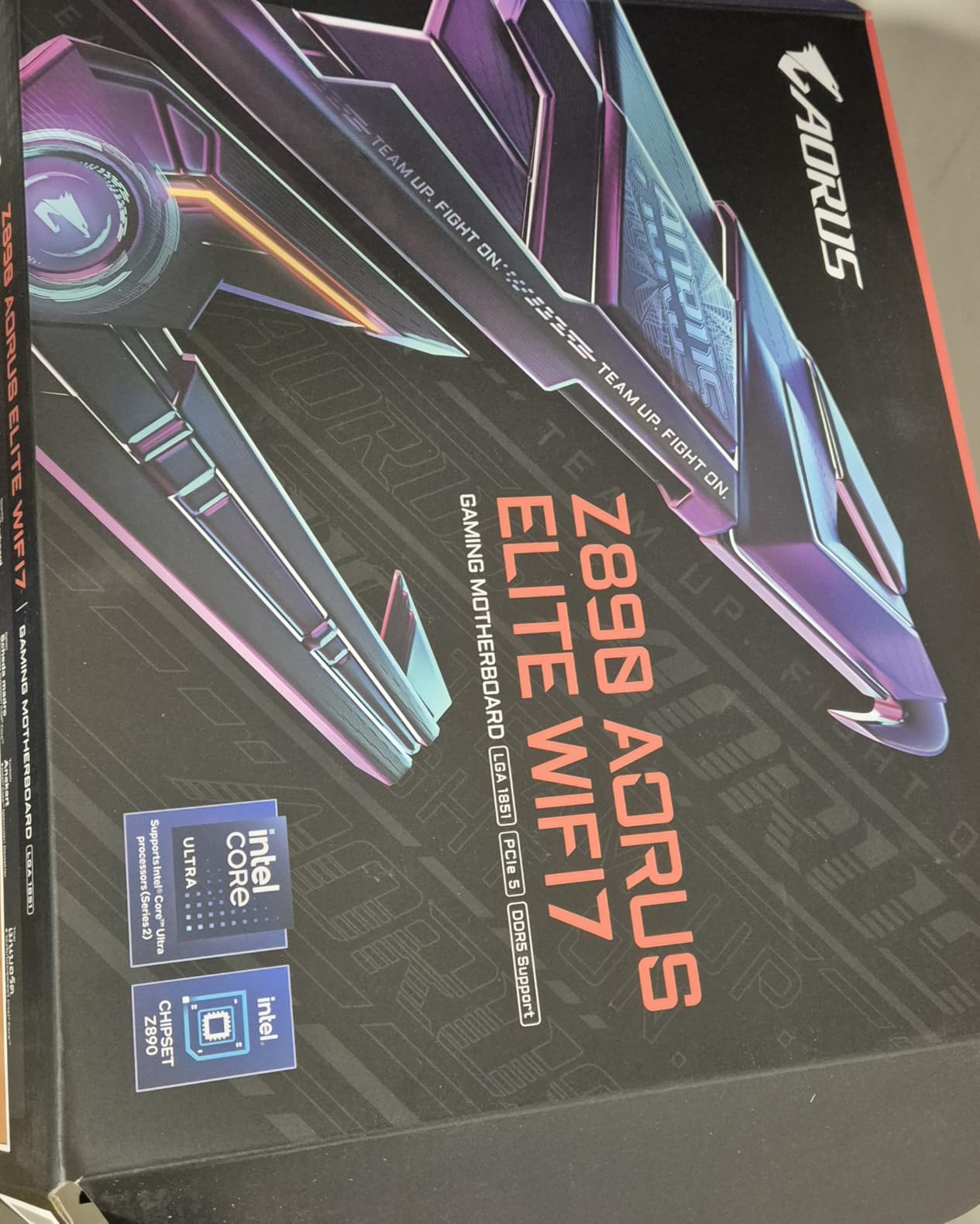 GIGABYTE Z890 AORUS Elite WIFI7 Intel Core Ultra (Series 2) LGA 1851 Motherboard, ATX, DDR5, 4X M.2, PCIe 5.0, Thunderbolt 4, 2.5GbE LAN, EZ-Latch customer photo 1