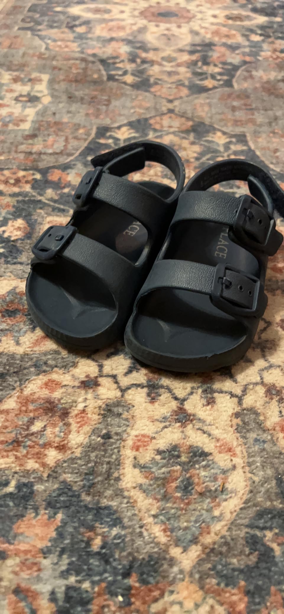 The Children's Place Baby Boys and Toddler Everyday Double Buckle Slide Sandals with Backstrap customer photo 1