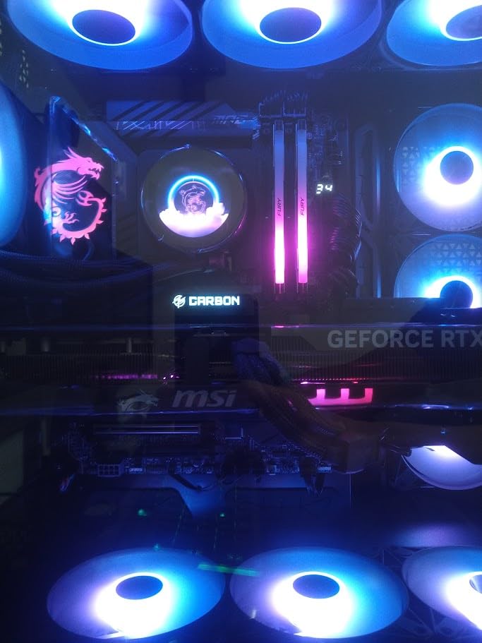 MSI MPG Z890 Carbon WiFi Gaming Motherboard (Support Core Ultra Series 2 Intel Processors, LGA 1851, DDR5, PCIe 5.0, M.2, SATA, 5Gbps LAN, USB Type-C, Wi-Fi 7, Bluetooth 5.4, Thunderbolt 4, ATX) customer photo 1