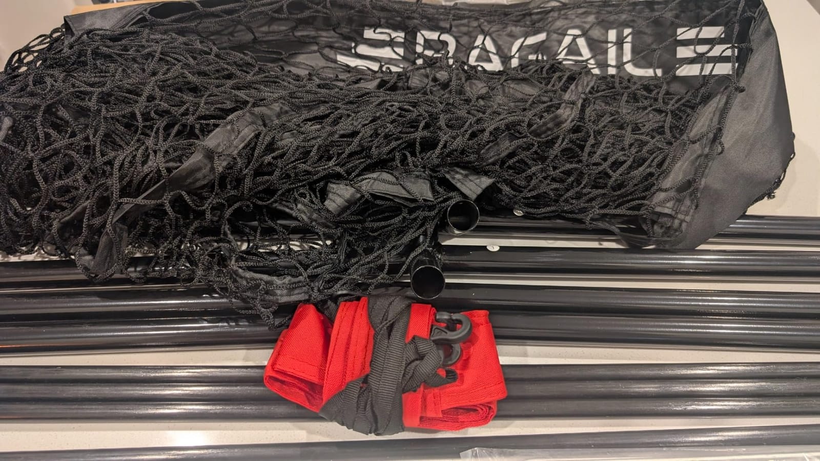 BAGAIL 7x7 ft Baseball Softball Practice Net | Sturdy Bow Frame, Heavy-Duty Mesh for Strong Hits, Including 2 Strike Zones, Carry Bag, Ground Stakes, Quick 2-Min Setup customer photo 2