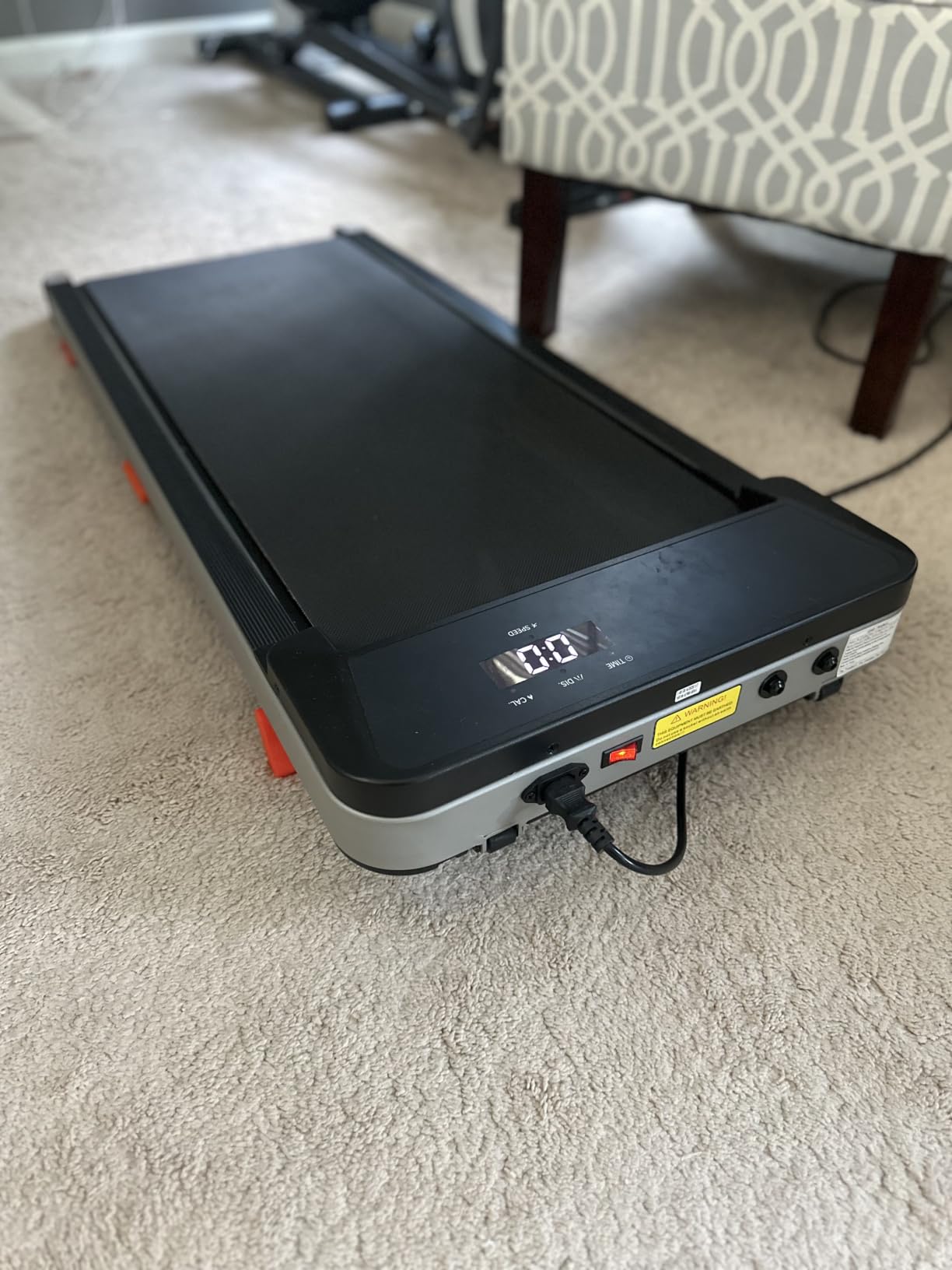 TREAFLOW Walking Pad with Incline, Under Desk Treadmills for Home | 8% Incline, Portable Office Treadmill, 265 Lbs Capacity, Remote Control, Led Display, Quiet Motor, Space-Saving Design customer photo 1