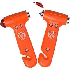Swiss Safe Car Safety Hammer Window Breaker Tool with Seatbelt Cutter | 5-in-1 Emergency Escape Tool with Glass Hammer & Seatbelt Cutter- Glows for Truck & Car Safety, Essentials & Accessories customer photo 2