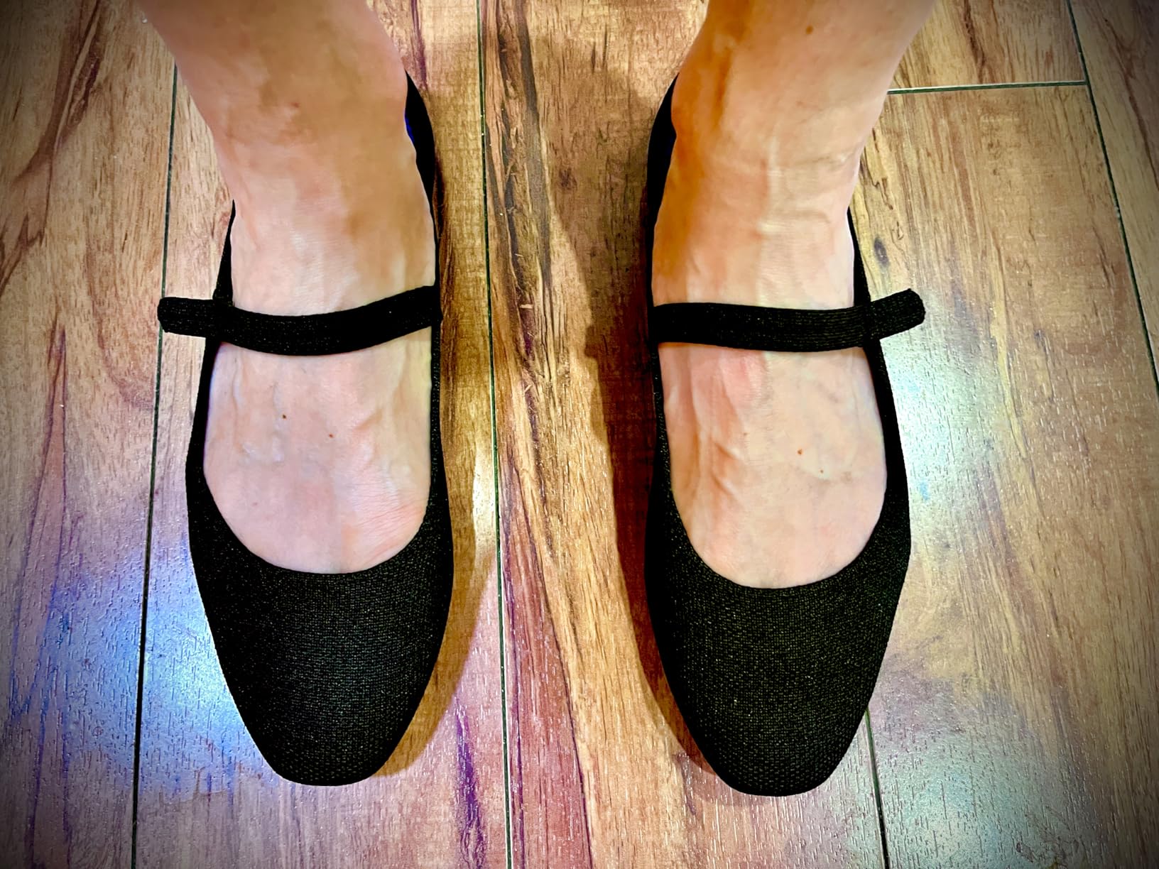 The Square Mary Jane, Women's Knit Flat customer photo 1