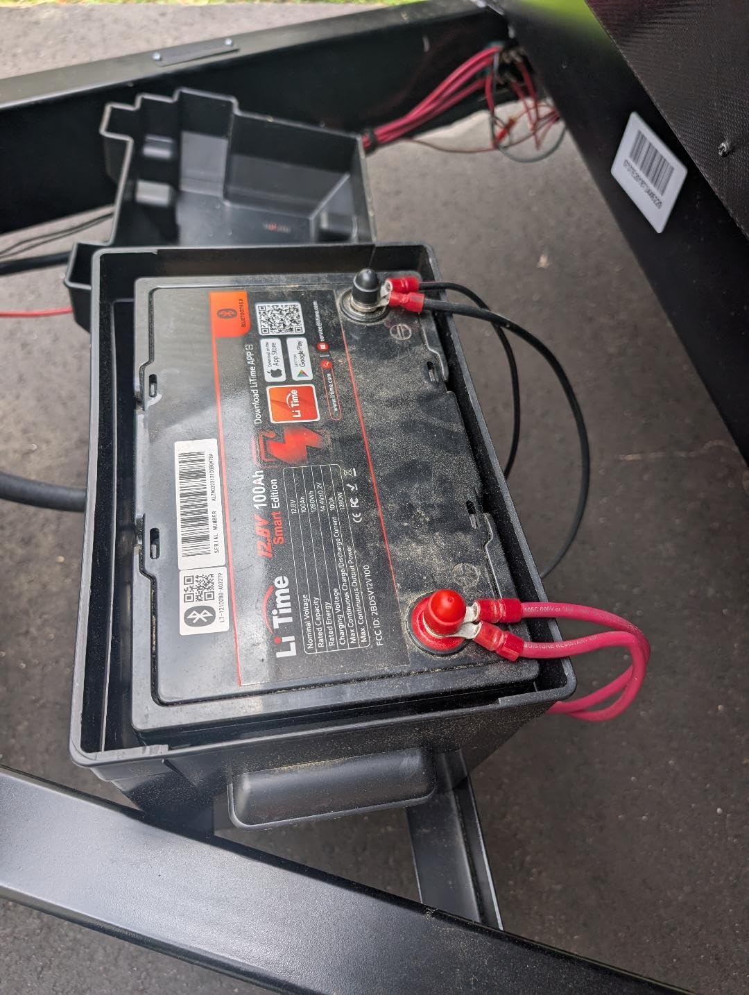 Litime 12V 230Ah LiFePO4 Battery Bluetooth, Lithium Battery with Low-Temp Protection & 200A BMS, Up to 15000+ Deep Cycles for RV, Travel Trailer, Camper, Solar, Off-Grid customer photo 1