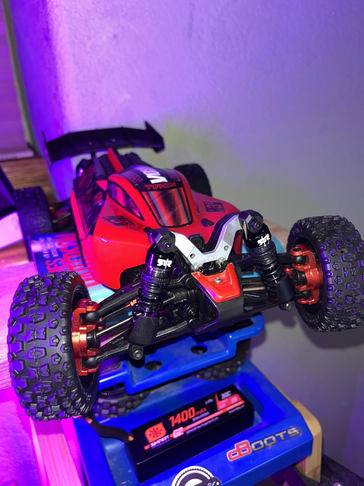 Typhon GROM 4X4 223S BLX Brushless RC Buggy, RTR, Blue | Small Scale, DSC, Battery & Charger Included, ARA2306ST2 customer photo 1