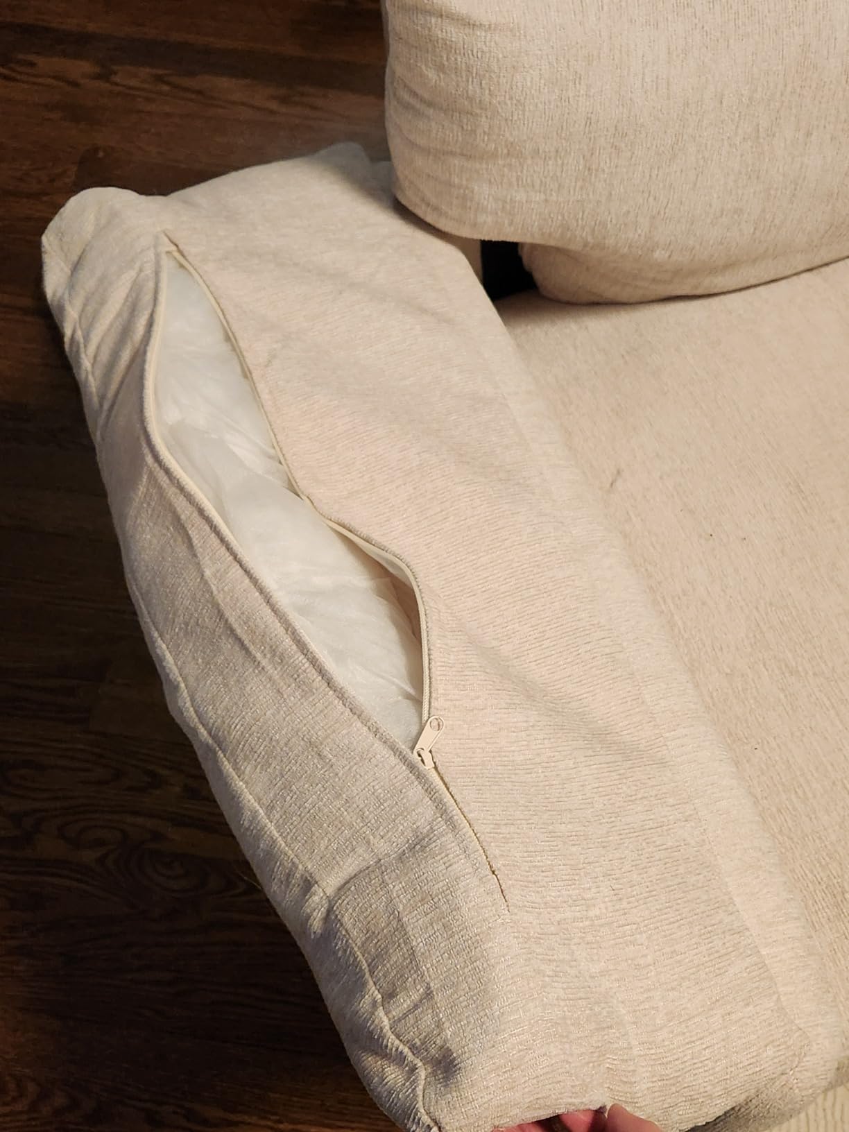 Howjoe Chenille Oversized Armchair, 38.17