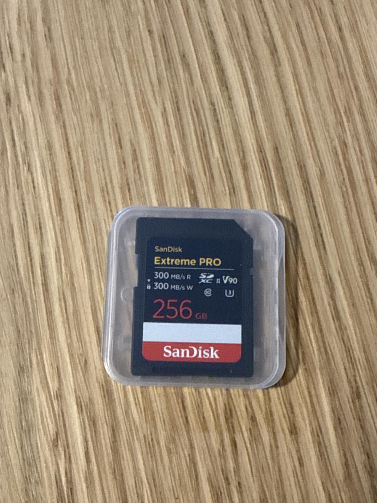 SANDISK 256GB Extreme PRO SDXC UHS-II Memory Card - Up to 300MB/s Read and Write speeds, V90, 8K, 4K UHD, SD Card - SDSDXDM-256G-GN4IN customer photo 2