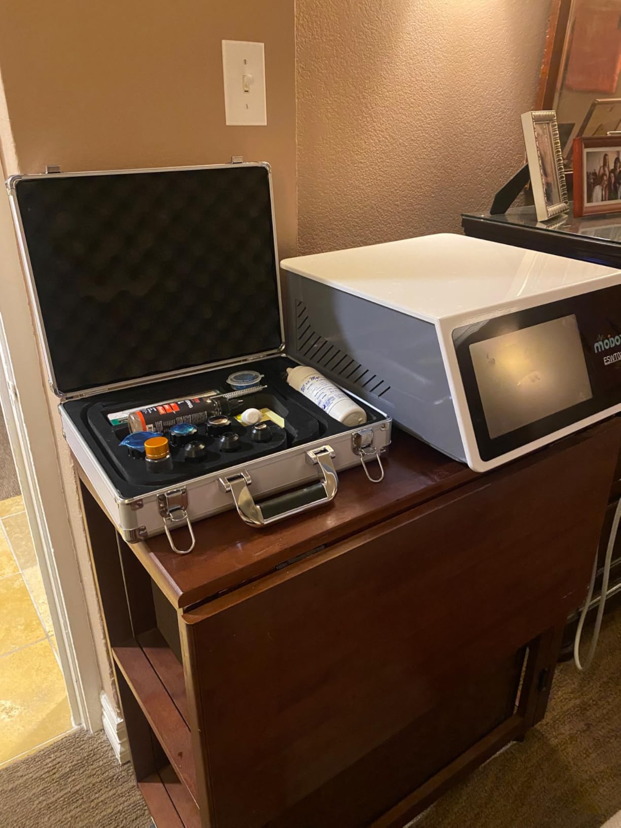 Shockwave Therapy Machine, FSA&HSA Shock Wave Therapy Device, ESWT03 | Home Use, Joint/Muscle Pain Relief, Non-Invasive Extracorporeal Shockwave Therapy, AC 110V / 60Hz, 0.5~10 Bar, 2.76inch customer photo 2