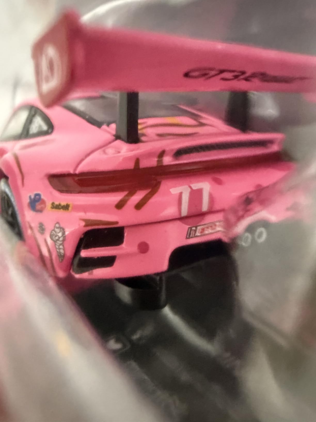 1:64 Scale Diecast Model Car Compatible with Porsche 911 GT3 R #77 AO Racing 2025 IMSA Petit Le Mans Limited Edition by MINI GT MGT01143 customer photo 2