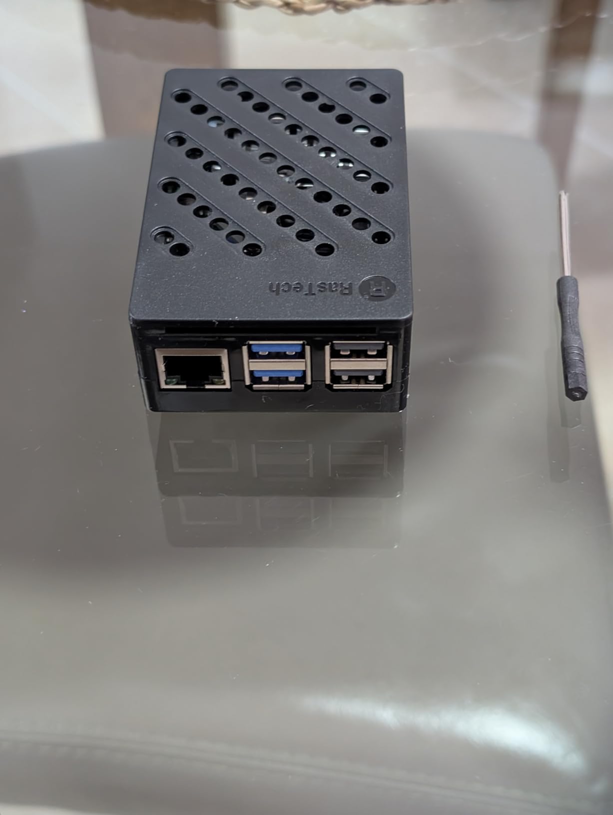 RasTech Raspberry Pi 5 Kit 8GB RAM with Pi 5 Case,Active Cooler,Screwdrive and Pi 5 8GB Board Included customer photo 1