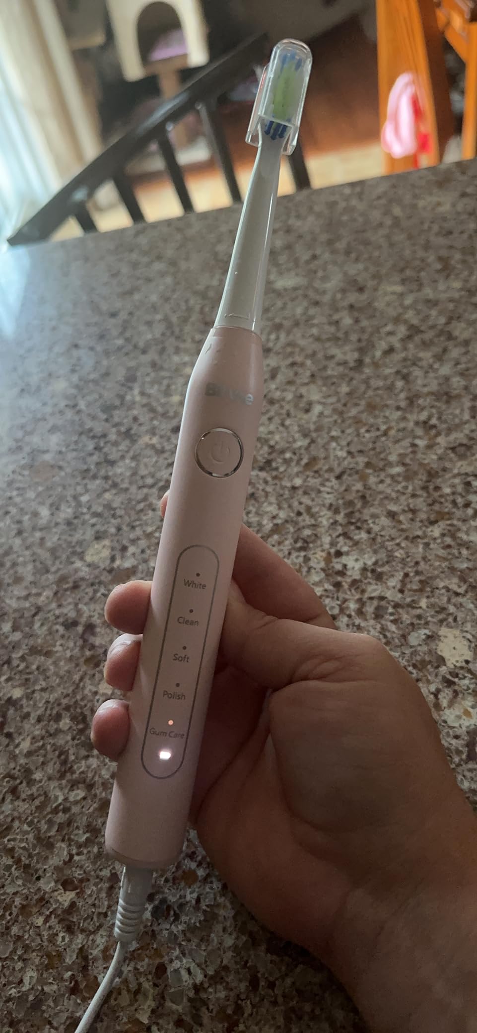 Bitvae ADA Accepted Electric Toothbrush, 60-Day Battery Travel Toothbrush | Adults and Kids, 5 Modes, 8 Heads, Travel Case & Holder, Rechargeable Power, Smart Timer, IPX7 Waterproof, Shadow Black customer photo 1