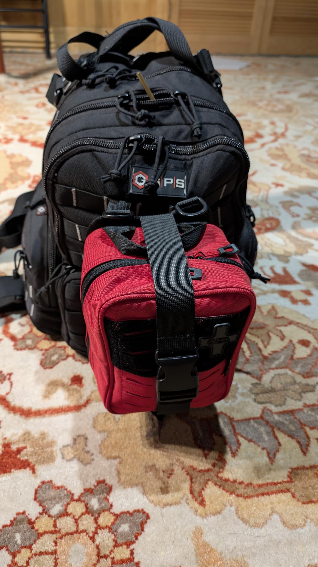 RHINO RESCUE IFAK Trauma Kit Pro with CAT Tourniquet (Red) | TCCC Compliant, Combat-Proven, Tactical Molle Pouch, Professional First Aid Kit, Military Medical Kit, HSA/FSA Approved customer photo 1