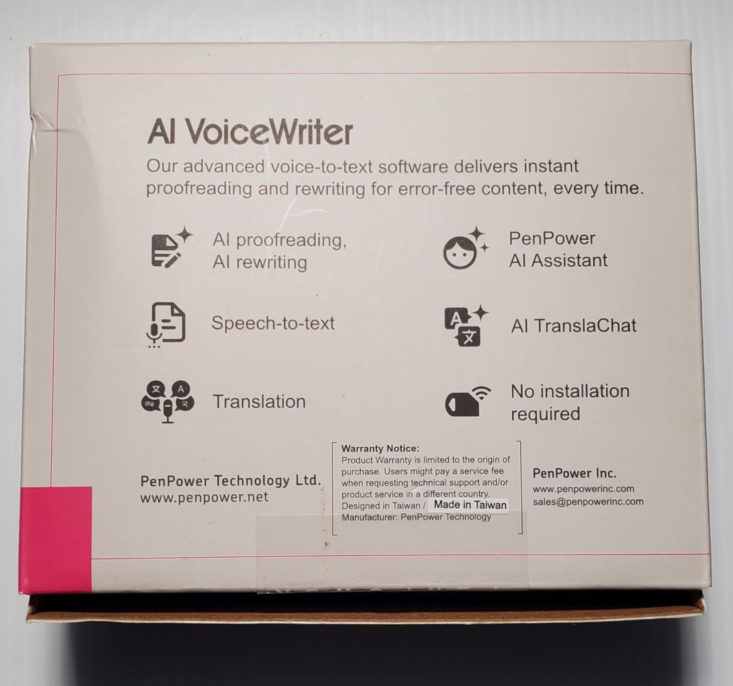 AI VoiceWriter - Smart Dictation & AI Writing Assistant for Windows & Mac | USB Dongle & Mobile App for Voice Input, Proofreading, Rewriting & Multilingual Support customer photo 2