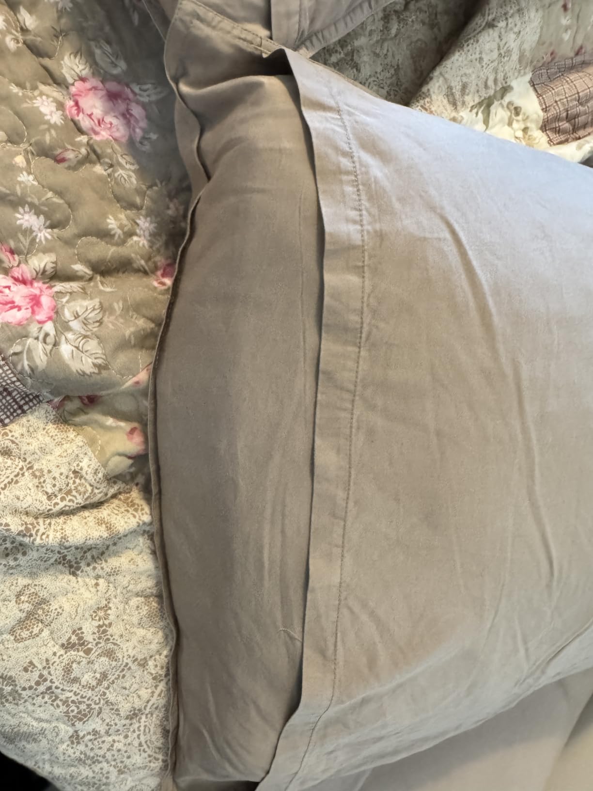 Pure Bamboo King Sheets, Genuine 100% Organic Viscose Derived from Bamboo Bed Sheet Set, Luxuriously Soft & Cooling, Double Stitching, 2 Year Quality Promise (King, Glacier) customer photo 1