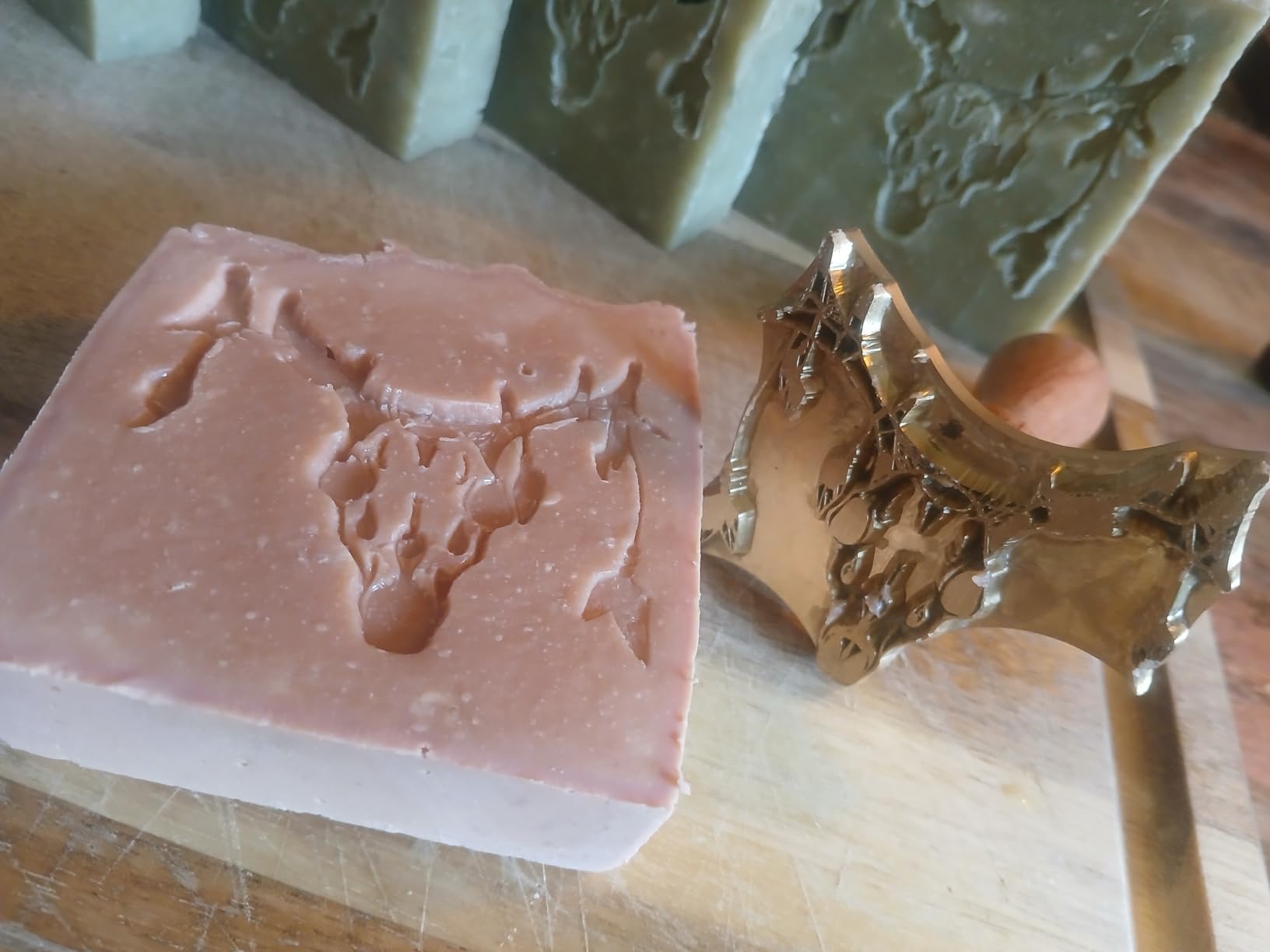 Custom Soap Stamp for Homemade Soap - DIY Soap Making Kit with Unique Designs & User-Friendly Tool for Creative Crafts and Gift Giving (1inch - 2.54cm) customer photo 2