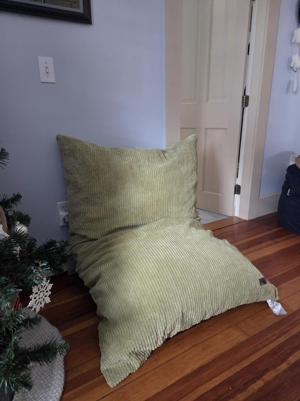 MAXYOYO 3 in 1 Kids Bean Bag Chair, Comfy Floor Sofa with Removed Cover customer photo 2