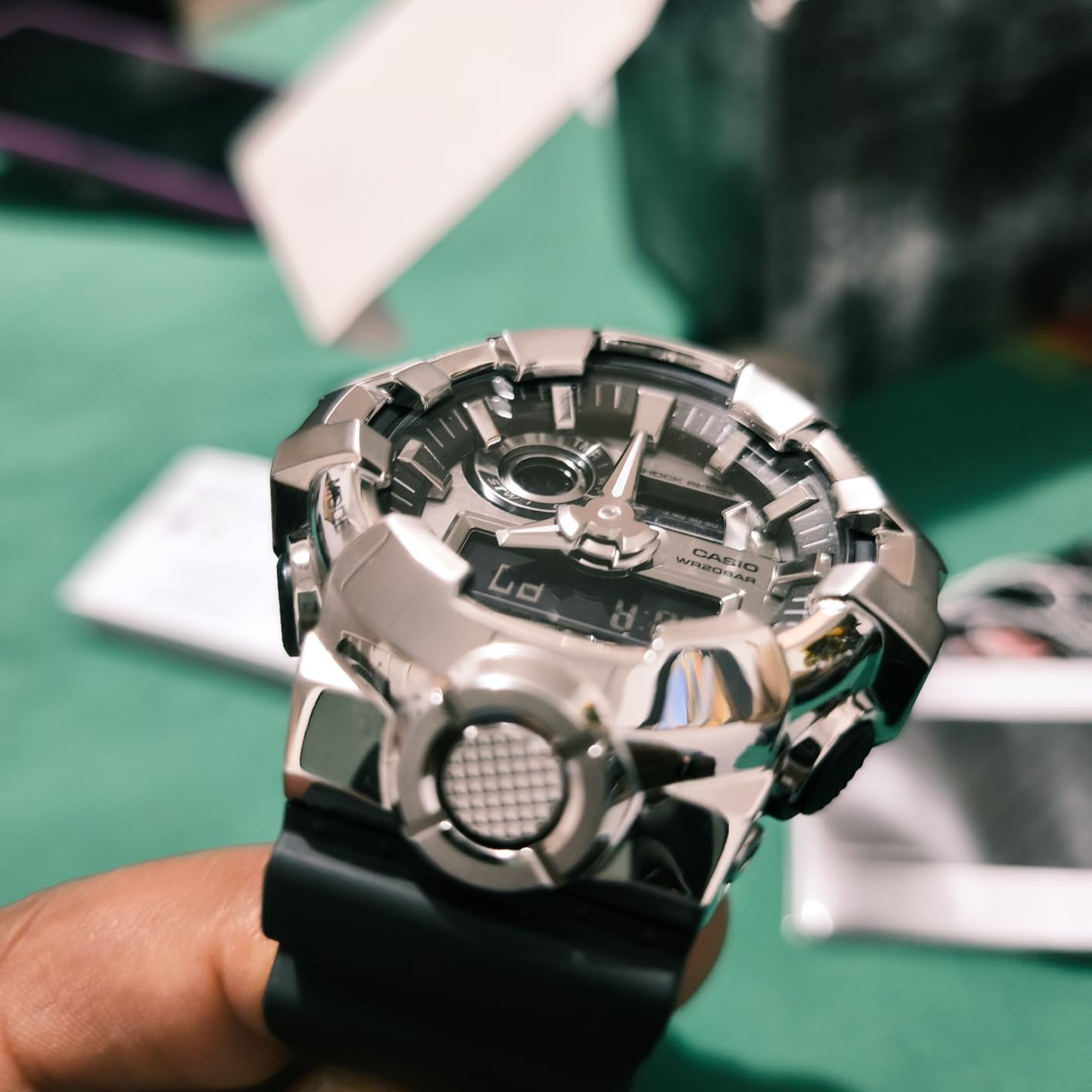 Casio G-Shock G-Steel Silver Analog Digital Mens Watch GM700-1A customer photo 2