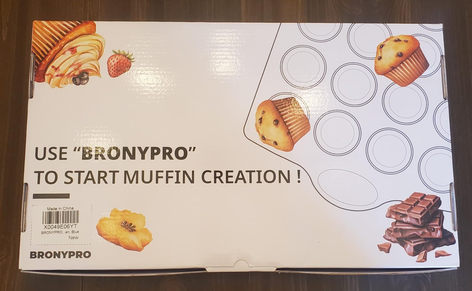 BRONYPRO 12-Cup Ceramic Nonstick Muffin Pan & Cupcake Tin, Cream White | Healthy, non-toxic ceramic nonstick, easy release, quick cleanup, PFAS/PFOA free, heavy-duty rust-resistant aluminized steel customer photo 2