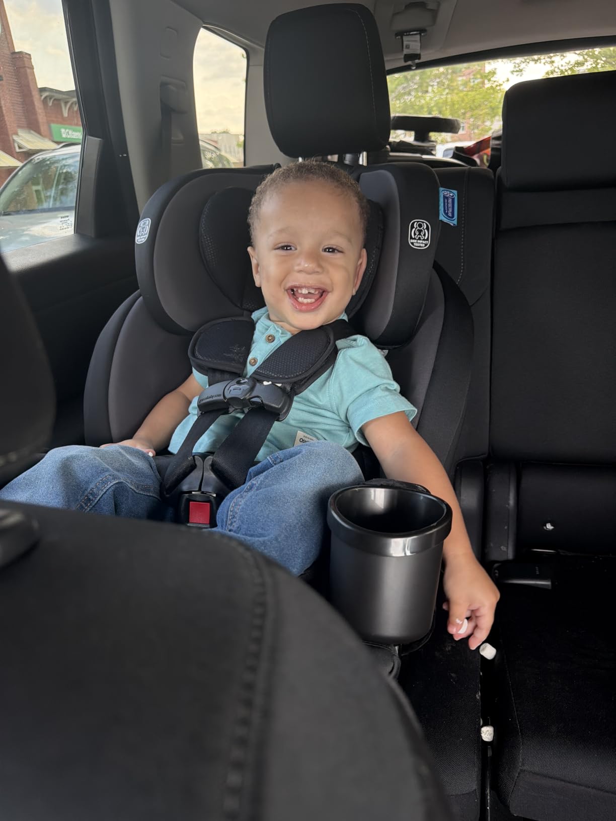 Graco TriRide 3-in-1 Convertible Car Seat - Highback Booster, Forward & Rear Facing Modes, Suitable from Newborn to Preschooler, Perfect for Long Journeys in Redmond Color customer photo 2