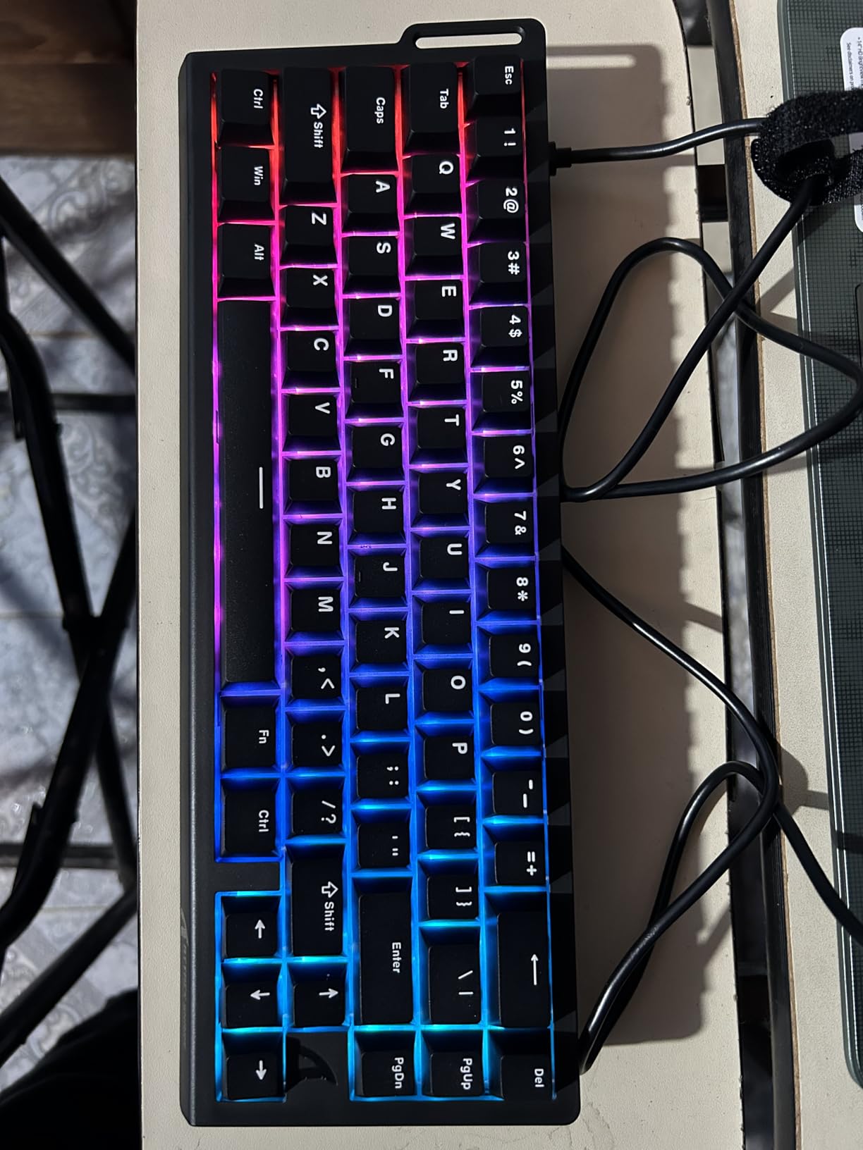 ATTACK SHARK X68 HE RT Mechanical Gaming Keyboard 60% Wired TKL-Black | Adjustable Actuation, Hall Effect Magnetic Switch, 8KHz Polling Rate, RGB Backlit, Top Mount, Web Driver for PC Mac Esport Gamer customer photo 2